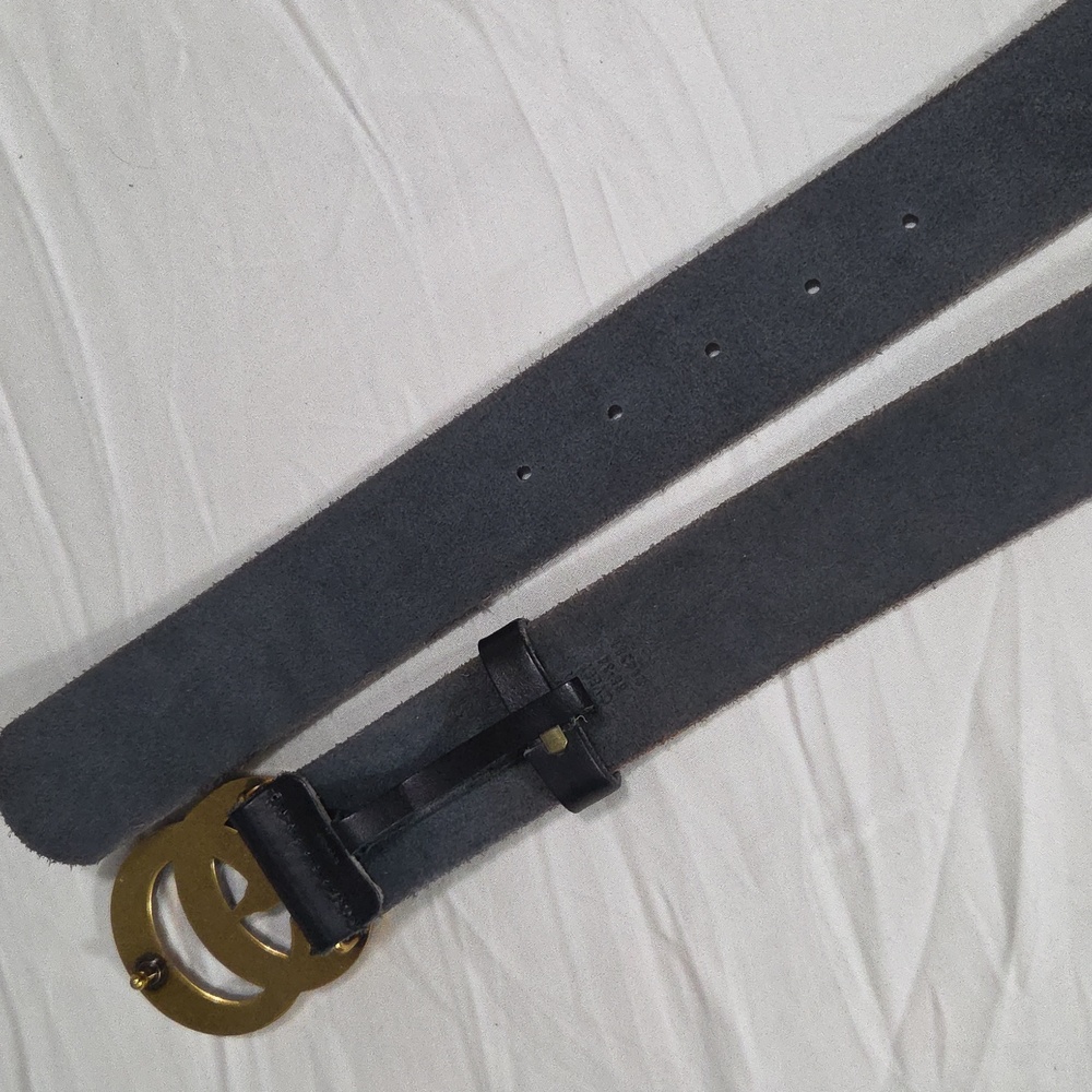 Gucci Gem Belt Leather GG Buckle - Picture 13 of 14